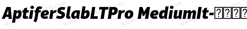 AptiferSlabLTPro MediumIt字体转换
